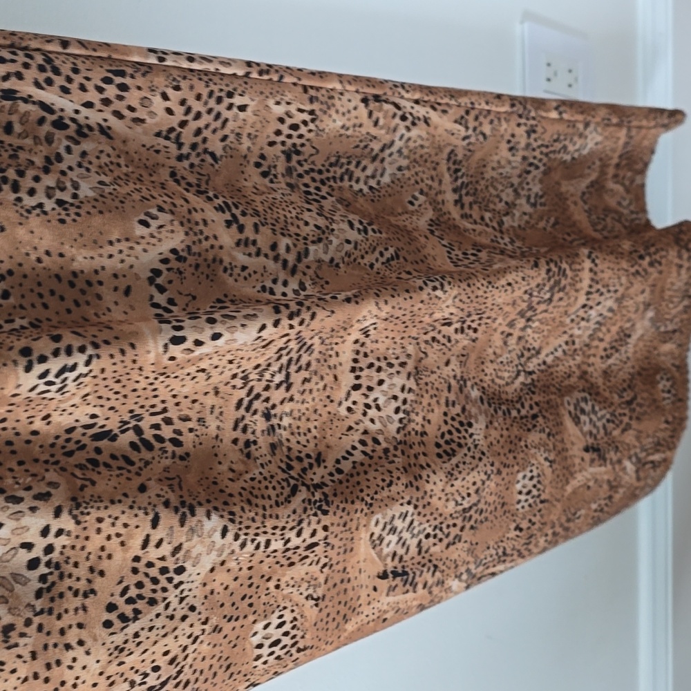 Agua Bendita Jambo Juno One-Shoulder Leopard Print Maxi Dress Medium - Picture 11 of 11